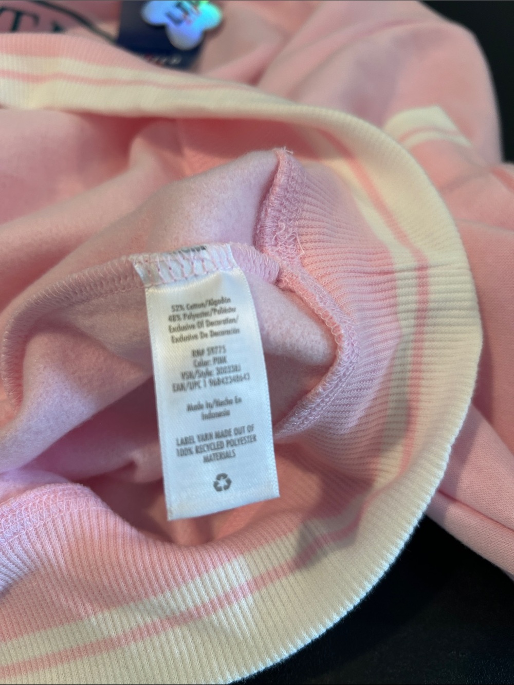 New York Athletics Tennis Club Pink Sweatshirt - Picture 7 of 9